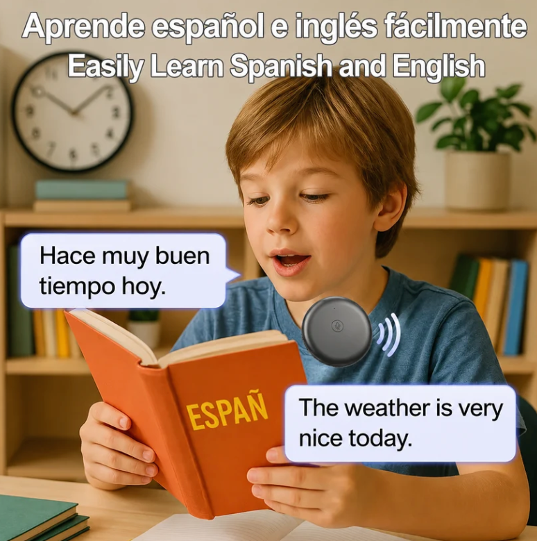 Supports 165 Languages Spanish & English Practice Companion