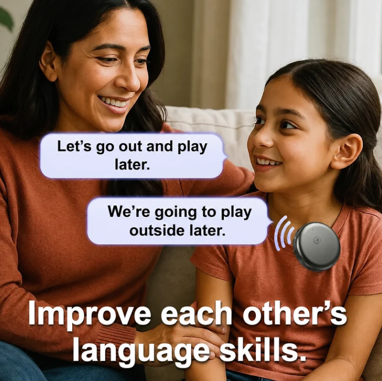 Supports 165 Languages Spanish & English Practice Companion