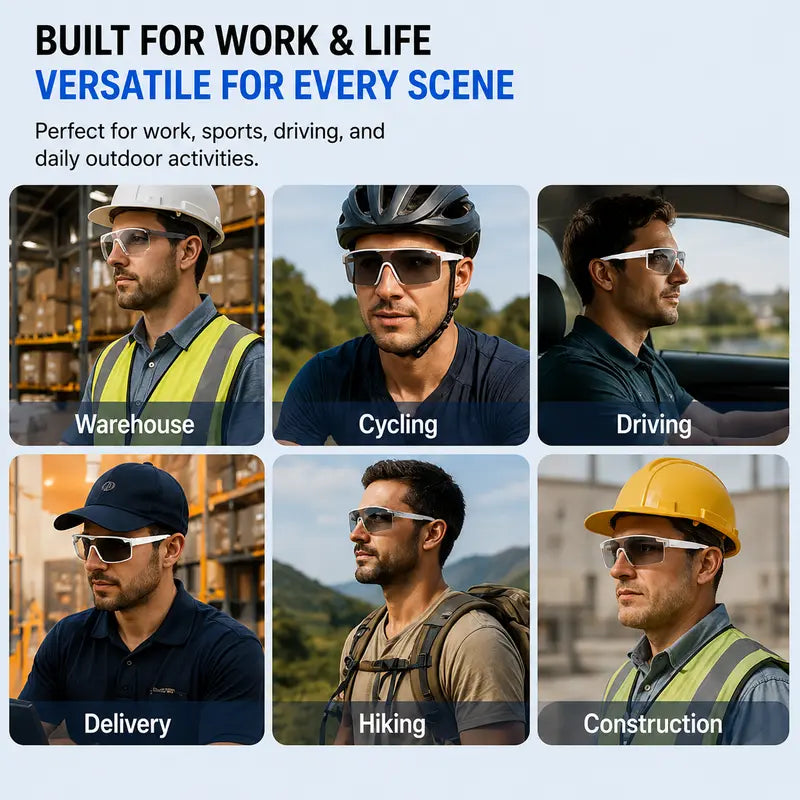 AI Translation Glasses — Open-Ear Audio & Photochromic Lenses